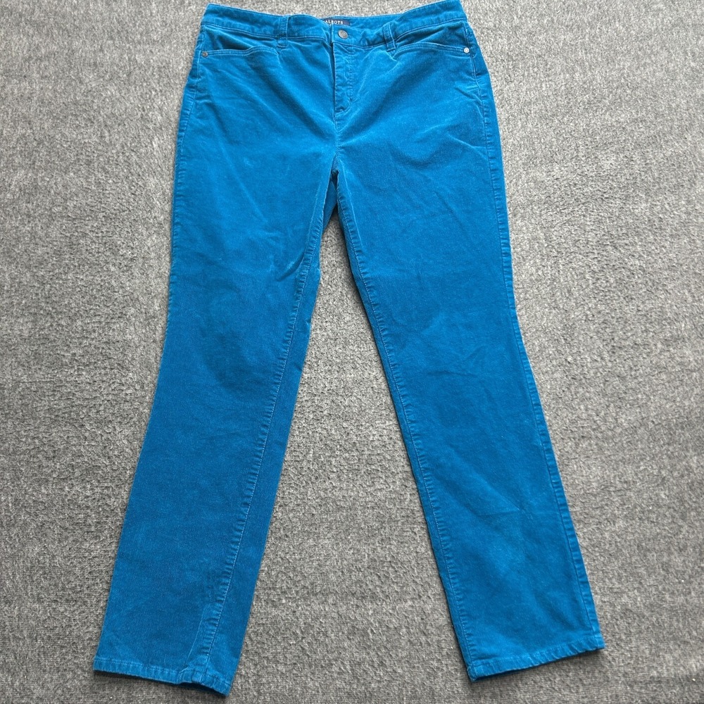 Talbots Simply Flattering 5 Pocket Straight Corduroy Pants Size 14